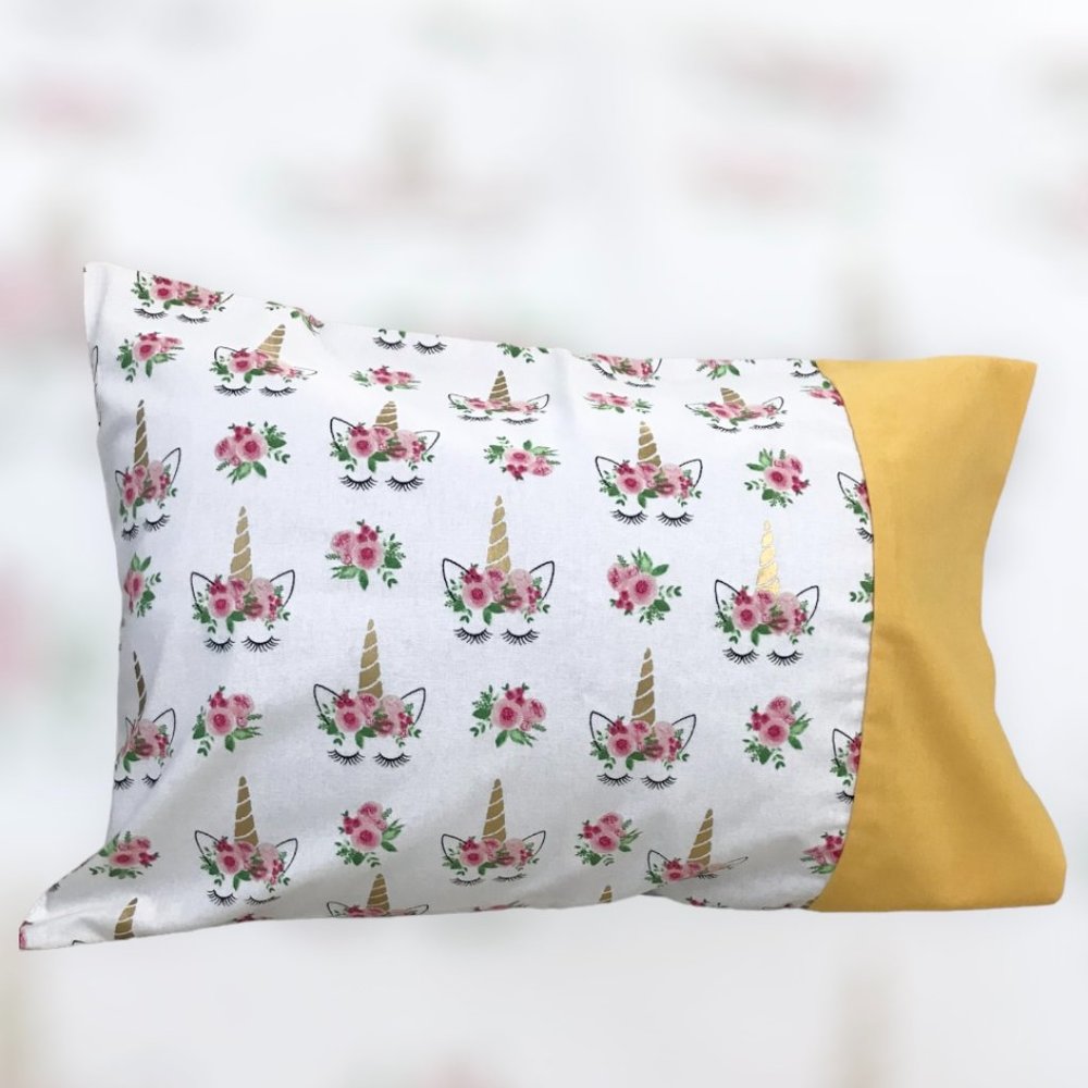 Toddler Pillowcase, Brand New Handmade Unicorn Toddler Pillowcase